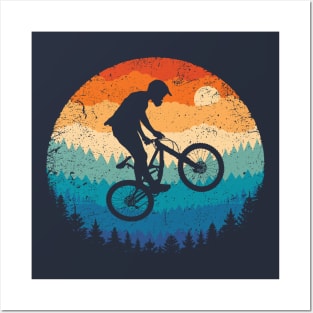 Mountain Biking Retro Posters and Art